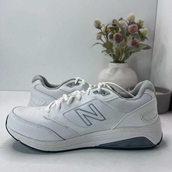 New Balance MW928WT3 Leather Walking Low Top Sneaker White Unisex M8.5/W10 - Picture 6 of 9